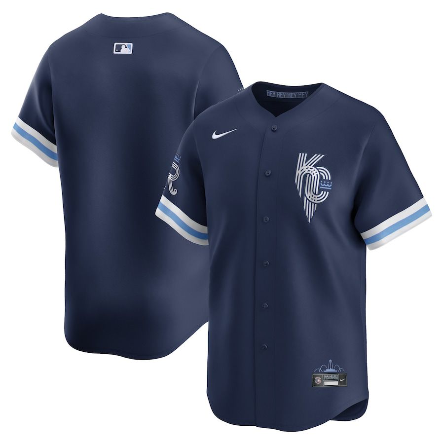 Men Kansas City Royals Nike Navy City Connect Limited MLB Jersey->kansas city royals->MLB Jersey